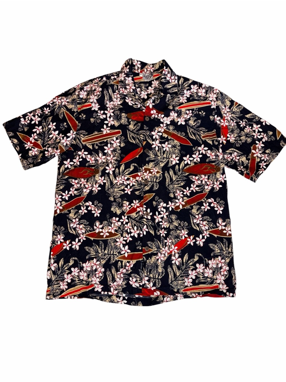 Vintage Paradise Style Hawaii Men's 2XL Hawaiian Aloha Shirt Cotton Like New